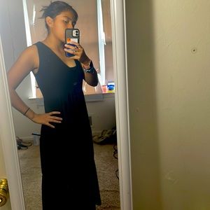 Long black dress